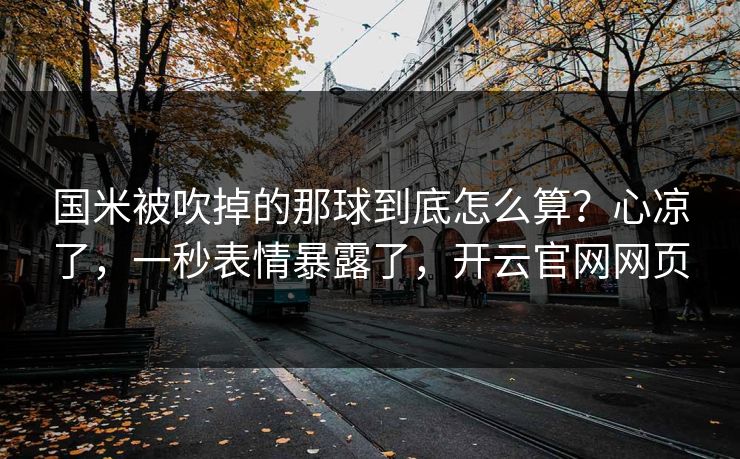 国米被吹掉的那球到底怎么算？心凉了，一秒表情暴露了，开云官网网页